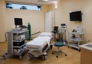 Procedure room at Gastroenterology Specialists of DeKalb in Decatur, GA Procedure room at Gastroenterology Specialists of DeKalb in Decatur, GA